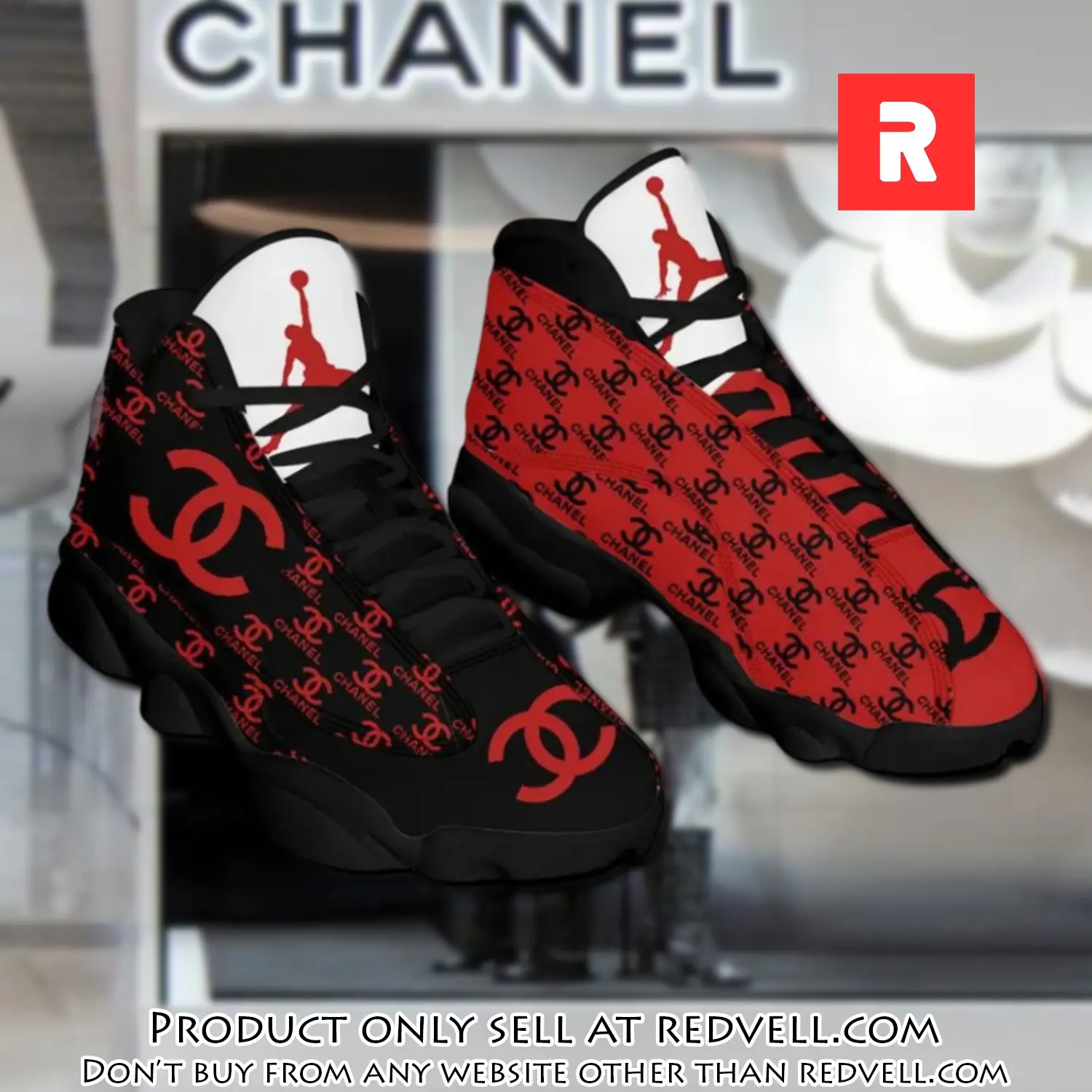Chanel red air jordan 13 sneakers shoes chanel gifts for men women rv3550241